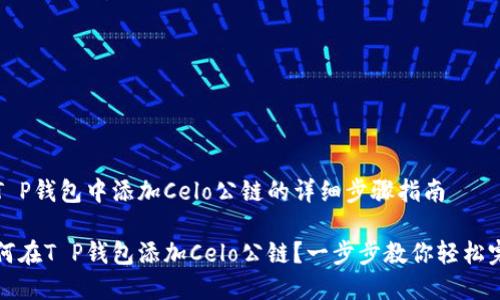 在T P钱包中添加Celo公链的详细步骤指南

如何在T P钱包添加Celo公链？一步步教你轻松完成
